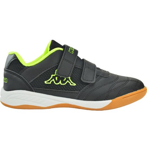 Buty dla dzieci Kappa Kickoff K czarno-żółte 260509K 1140 Buty dla dzieci Kappa Kickoff K czarno-żółte 260509K 1140