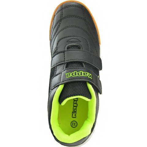Buty dla dzieci Kappa Kickoff K czarno-żółte 260509K 1140 Buty dla dzieci Kappa Kickoff K czarno-żółte 260509K 1140