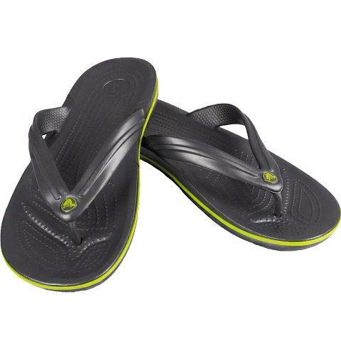 Klapki Crocs Crocband Flip grafitowo-zielone 11033 0A1 Klapki Crocs Crocband Flip grafitowo-zielone 11033 0A1