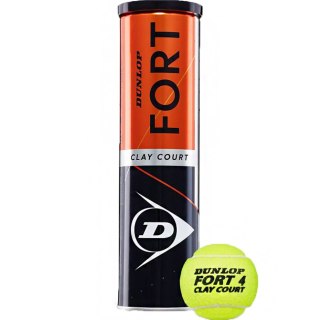 Piłki do tenisa ziemnego Dunlop Fort Clay Court 4szt