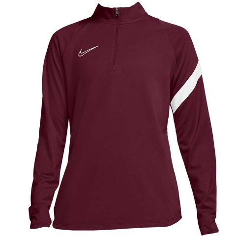 Bluza damska Nike Nk Df Academy Dril Top bordowa BV6930 638 Bluza damska Nike Nk Df Academy Dril Top bordowa BV6930 638
