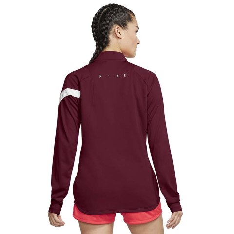 Bluza damska Nike Nk Df Academy Dril Top bordowa BV6930 638 Bluza damska Nike Nk Df Academy Dril Top bordowa BV6930 638