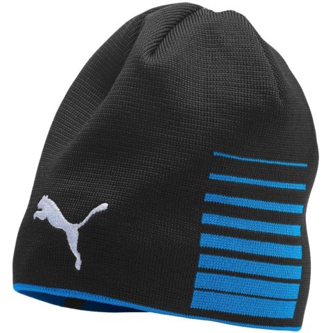 Czapka Puma LIGA Reversible Beanie czarno-niebieska 22357 02 Czapka Puma LIGA Reversible Beanie czarno-niebieska 22357 02