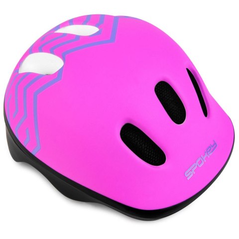 Kask rowerowy dla dzieci Spokey Strapy 1 44-48 cm różowy 927773 Kask rowerowy dla dzieci Spokey Strapy 1 44-48 cm różowy 927773