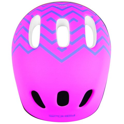 Kask rowerowy dla dzieci Spokey Strapy 1 44-48 cm różowy 927773 Kask rowerowy dla dzieci Spokey Strapy 1 44-48 cm różowy 927773