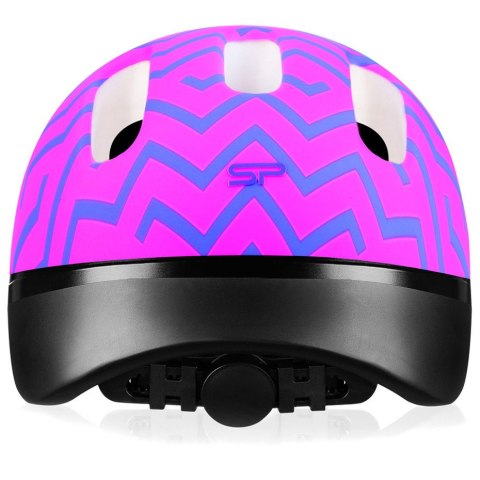 Kask rowerowy dla dzieci Spokey Strapy 1 44-48 cm różowy 927773 Kask rowerowy dla dzieci Spokey Strapy 1 44-48 cm różowy 927773