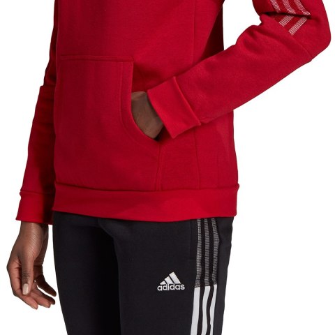 Bluza damska adidas Tiro 21 Sweat Hoody czerwona GM7327 Bluza damska adidas Tiro 21 Sweat Hoody czerwona GM7327