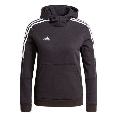Bluza dla dzieci adidas Tiro 21 Sweat Hoody czarna GM7326 Bluza dla dzieci adidas Tiro 21 Sweat Hoody czarna GM7326