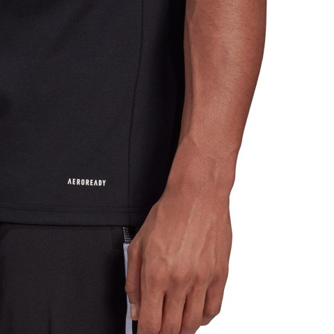 Koszulka męska adidas Tiro 21 Polo czarna GM7367 Koszulka męska adidas Tiro 21 Polo czarna GM7367