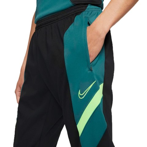 Spodnie męskie Nike Dri-FIT Academy czarno-zielone CT2491 015 Spodnie męskie Nike Dri-FIT Academy czarno-zielone CT2491 015