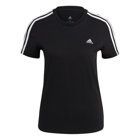Koszulka damska adidas Essentials Slim T-Shirt czarna GL0784 Koszulka damska adidas Essentials Slim T-Shirt czarna GL0784