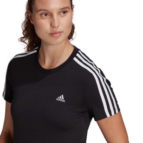 Koszulka damska adidas Essentials Slim T-Shirt czarna GL0784 Koszulka damska adidas Essentials Slim T-Shirt czarna GL0784