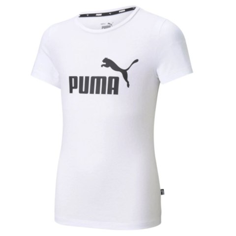 Koszulka dla dzieci Puma ESS Logo Tee G biała 587029 02 Koszulka dla dzieci Puma ESS Logo Tee G biała 587029 02