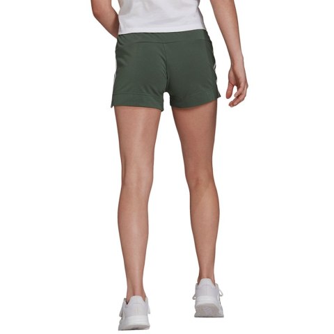 Spodenki damskie adidas Essentials Slim Shorts khaki GM5525 Spodenki damskie adidas Essentials Slim Shorts khaki GM5525