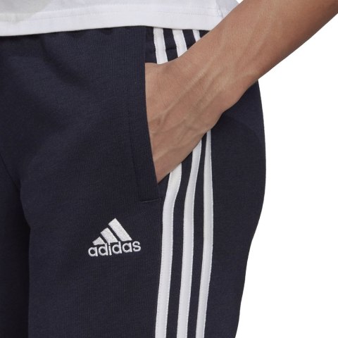 Spodnie damskie adidas Essentials Slim Tapered Cuffed Pant granatowe GM8736 Spodnie damskie adidas Essentials Slim Tapered Cuffed Pant granatowe GM8736