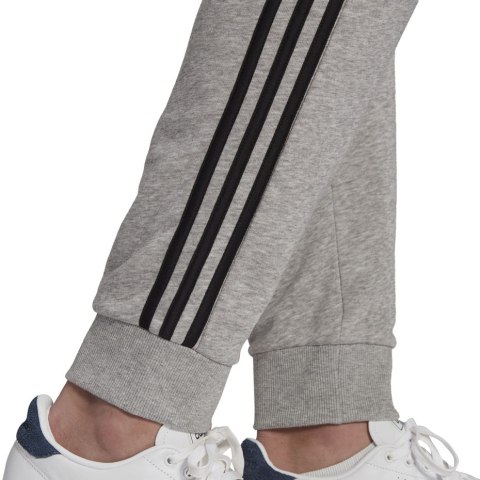 Spodnie męskie adidas Essentials Tapered Cuff 3 Stripes szare GK8889 Spodnie męskie adidas Essentials Tapered Cuff 3 Stripes szare GK8889
