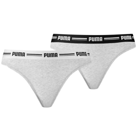 Bielizna damska Puma String 2P Pack szara 907854 05 Bielizna damska Puma String 2P Pack szara 907854 05
