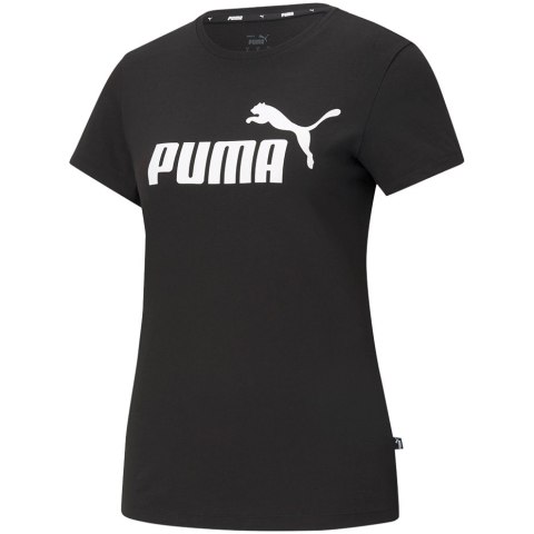 Koszulka damska Puma ESS Logo Tee czarna 586774 01 Koszulka damska Puma ESS Logo Tee czarna 586774 01