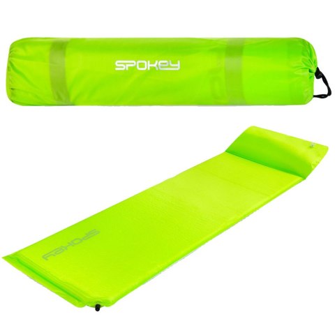 Mata samopompująca z poduszką Spokey Savory Pillow zielona 927851 Mata samopompująca z poduszką Spokey Savory Pillow zielona 927851