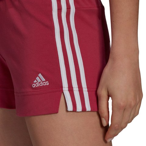 Spodenki damskie adidas Essentials Slim Short bordowe GM5530 Spodenki damskie adidas Essentials Slim Short bordowe GM5530