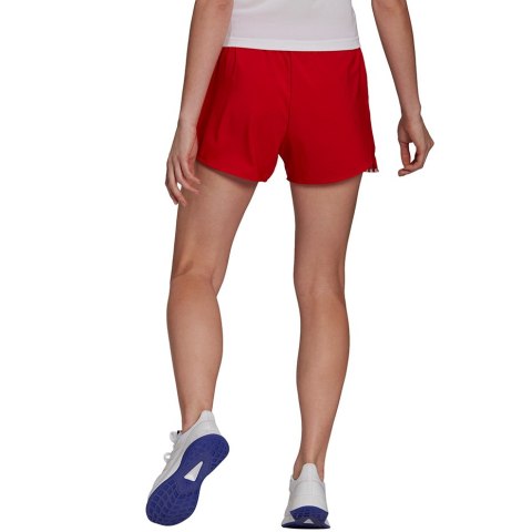 Spodenki damskie adidas Woven 3-Stripes Sport Shorts czerwone GN3108 Spodenki damskie adidas Woven 3-Stripes Sport Shorts czerwone GN3108