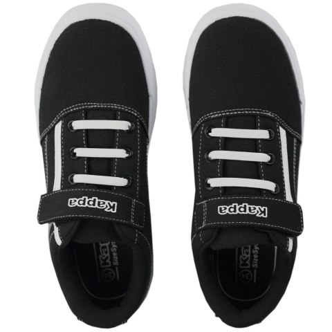 Buty dla dzieci Kappa Chose Sun K czarno-białe 260691K 1110 Buty dla dzieci Kappa Chose Sun K czarno-białe 260691K 1110