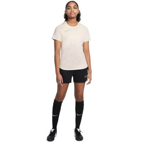 Koszulka damska Nike NK Df Academy 21 Top Ss beżowa CV2627 113 Koszulka damska Nike NK Df Academy 21 Top Ss beżowa CV2627 113