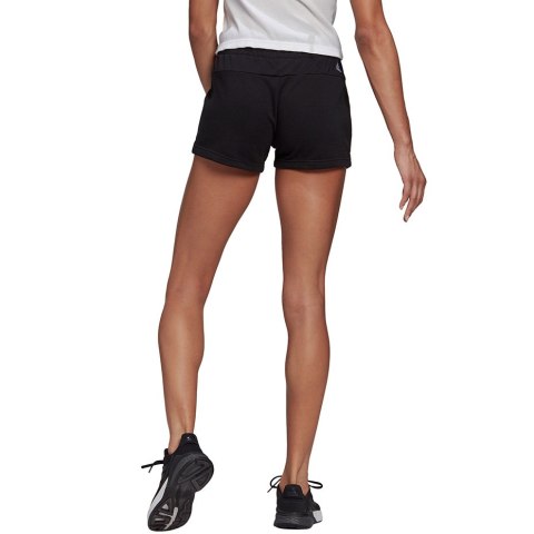 Spodenki damskie adidas Essentials Slim Shorts czarne GM5524 Spodenki damskie adidas Essentials Slim Shorts czarne GM5524