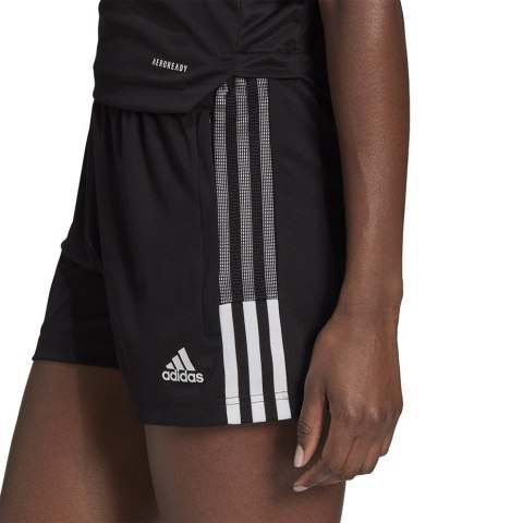 Spodenki damskie adidas Tiro 21 Training Short czarne GN2158 Spodenki damskie adidas Tiro 21 Training Short czarne GN2158
