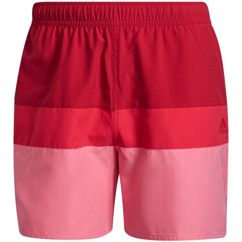 Spodenki kąpielowe męskie adidas Short-Length Colorb czerwono-różowe GU0312 Spodenki kąpielowe męskie adidas Short-Length Colorb czerwono-różowe GU0312