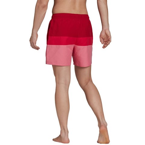 Spodenki kąpielowe męskie adidas Short-Length Colorb czerwono-różowe GU0312 Spodenki kąpielowe męskie adidas Short-Length Colorb czerwono-różowe GU0312