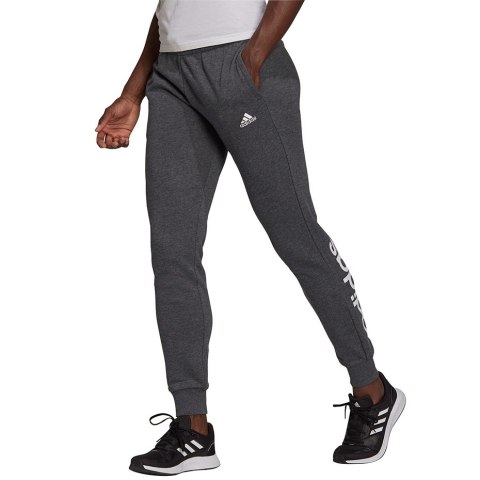 Spodnie damskie adidas Essentials Slim Tapered Cuffed Pant ciemnoszare HA0265 Spodnie damskie adidas Essentials Slim Tapered Cuffed Pant ciemnoszare HA0265