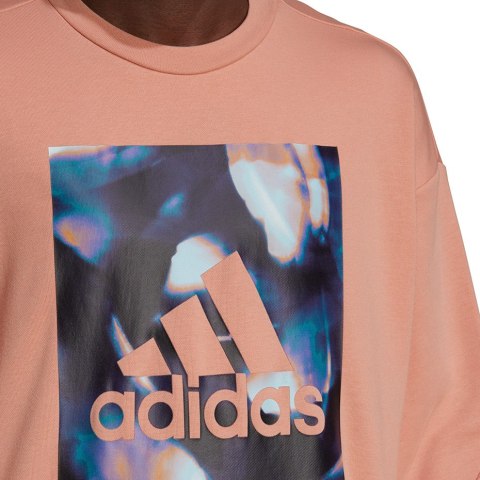 Bluza damska adidas Youforyou Sweatshirt morelowa HA2431 Bluza damska adidas Youforyou Sweatshirt morelowa HA2431
