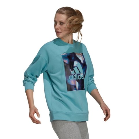 Bluza damska adidas uforu Sweatshirt niebieska GS3893 Bluza damska adidas uforu Sweatshirt niebieska GS3893
