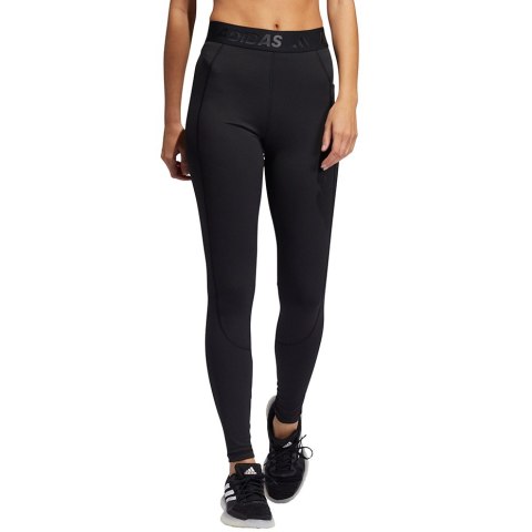 Legginsy damskie adidas Techfit High Rise Long Tights czarne GL0679 Legginsy damskie adidas Techfit High Rise Long Tights czarne GL0679