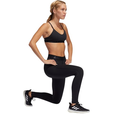Legginsy damskie adidas Techfit High Rise Long Tights czarne GL0679 Legginsy damskie adidas Techfit High Rise Long Tights czarne GL0679