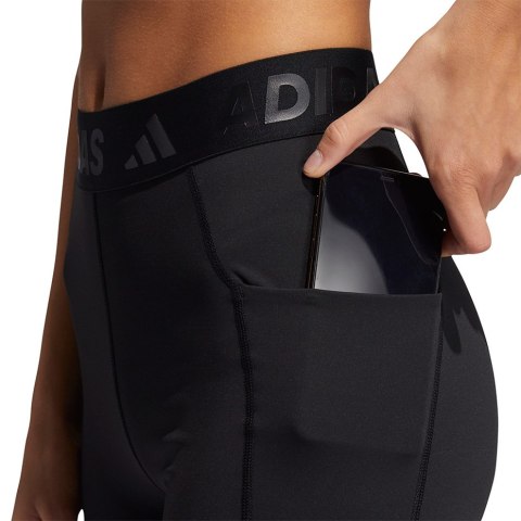 Legginsy damskie adidas Techfit High Rise Long Tights czarne GL0679 Legginsy damskie adidas Techfit High Rise Long Tights czarne GL0679