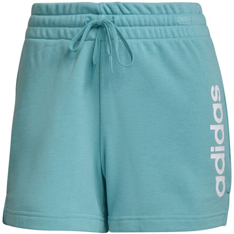 Spodenki damskie adidas Essentials Slim Lo niebieskie H07886 Spodenki damskie adidas Essentials Slim Lo niebieskie H07886