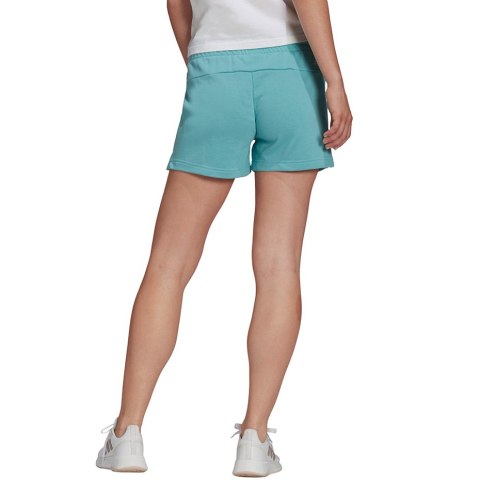 Spodenki damskie adidas Essentials Slim Lo niebieskie H07886 Spodenki damskie adidas Essentials Slim Lo niebieskie H07886