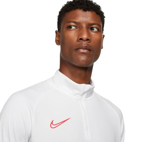 Bluza męska Nike Dri-FIT Academy 21 Drill Top biało-czarna CW6110 016 Bluza męska Nike Dri-FIT Academy 21 Drill Top biało-czarna CW6110 016