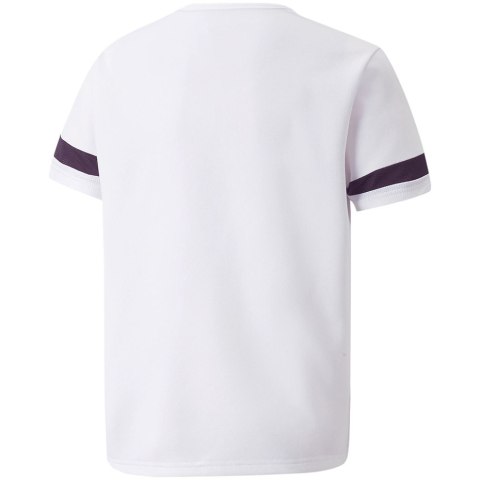 Koszulka dla dzieci Puma teamRISE Jersey Jr biała 704938 04 Koszulka dla dzieci Puma teamRISE Jersey Jr biała 704938 04