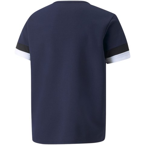 Koszulka dla dzieci Puma teamRISE Jersey Jr granatowa 704938 06 Koszulka dla dzieci Puma teamRISE Jersey Jr granatowa 704938 06