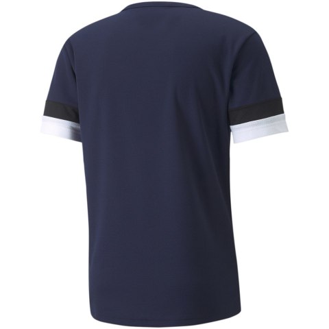 Koszulka męska Puma teamRISE Jersey Peacoat granatowa 704932 06 Koszulka męska Puma teamRISE Jersey Peacoat granatowa 704932 06
