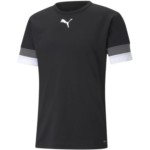 Koszulka męska Puma teamRISE Jersey czarna 704932 03 Koszulka męska Puma teamRISE Jersey czarna 704932 03