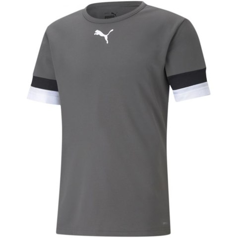 Koszulka męska Puma teamRISE Smoked szara 704932 13 Koszulka męska Puma teamRISE Smoked szara 704932 13