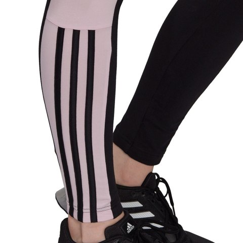 Legginsy damskie adidas Essentials Colorblock czarno-różowe GS6325 Legginsy damskie adidas Essentials Colorblock czarno-różowe GS6325