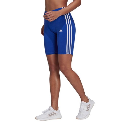 Spodenki damskie adidas Essentials 3-Stripes Bi niebieskie H07767 Spodenki damskie adidas Essentials 3-Stripes Bi niebieskie H07767