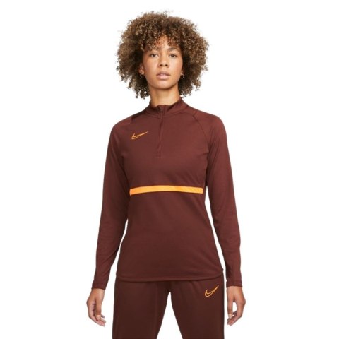Bluza damska Nike Dri-FIT Academy 21 Drill Top brązowa CV2653 273 Bluza damska Nike Dri-FIT Academy 21 Drill Top brązowa CV2653 273