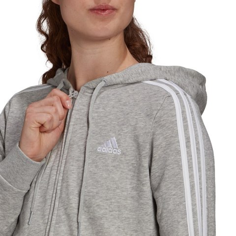Bluza damska adidas W 3S Ft Fz Hd szara GL0802 Bluza damska adidas W 3S Ft Fz Hd szara GL0802