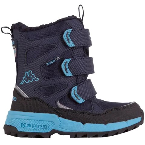 Buty dla dzieci Kappa Vipos Tex granatowo-niebieskie 260902K 6766 Buty dla dzieci Kappa Vipos Tex granatowo-niebieskie 260902K 6766